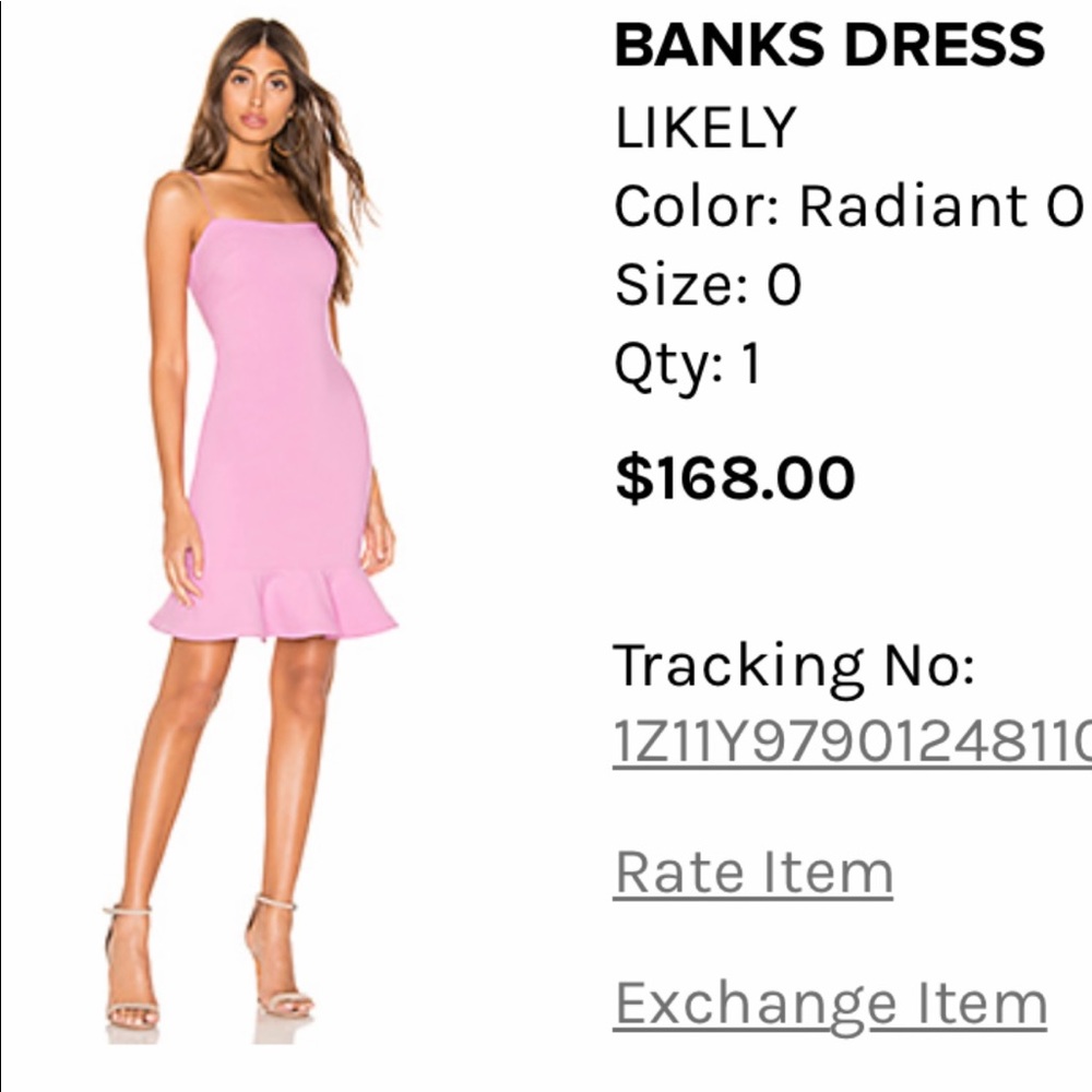 🌸 LIKELY BANKS DRESS